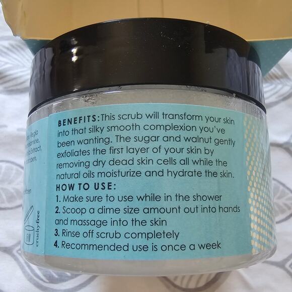 Hannah‎ Sienna Sugar Scrub New/Unused Skincare Clean Bath 5.3oz - Picture 5 of 7